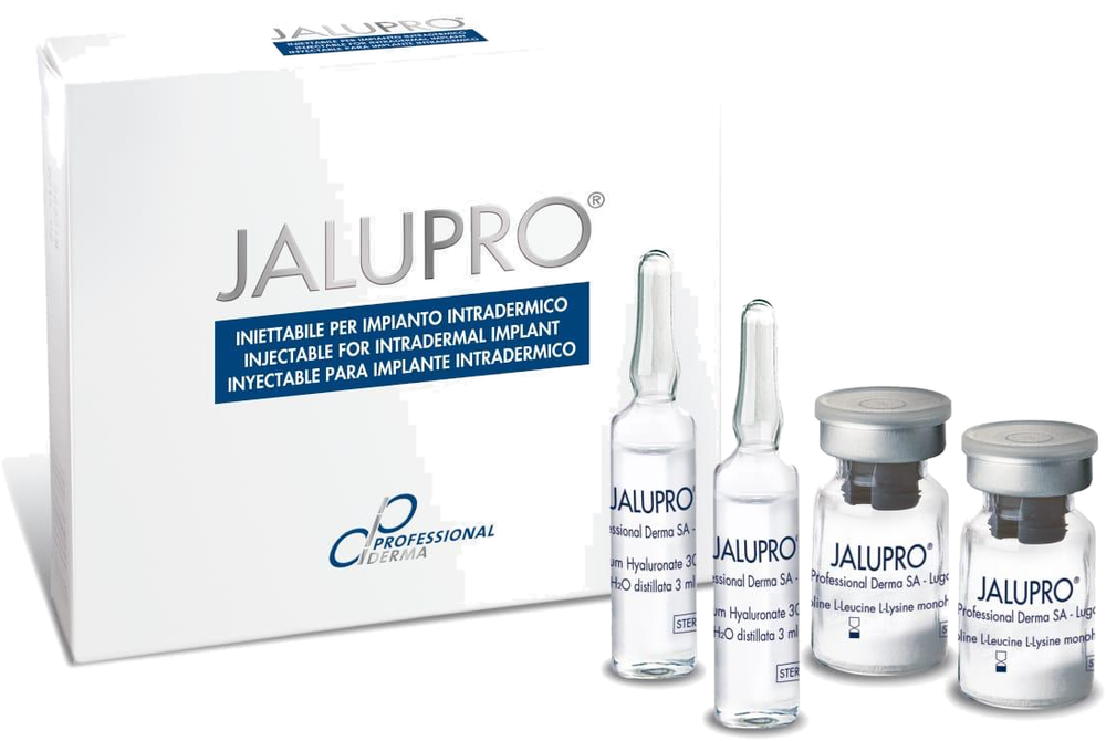 Jalupro Classic carton with two ampoules and two vials