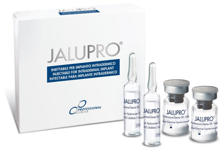 Jalupro Classic carton with two ampoules and two vials