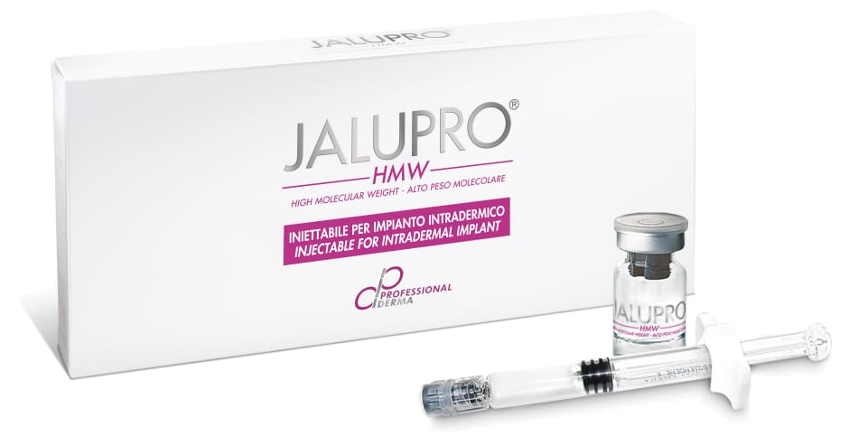 Jalupro HMW carton with pre-filled syringe and vial