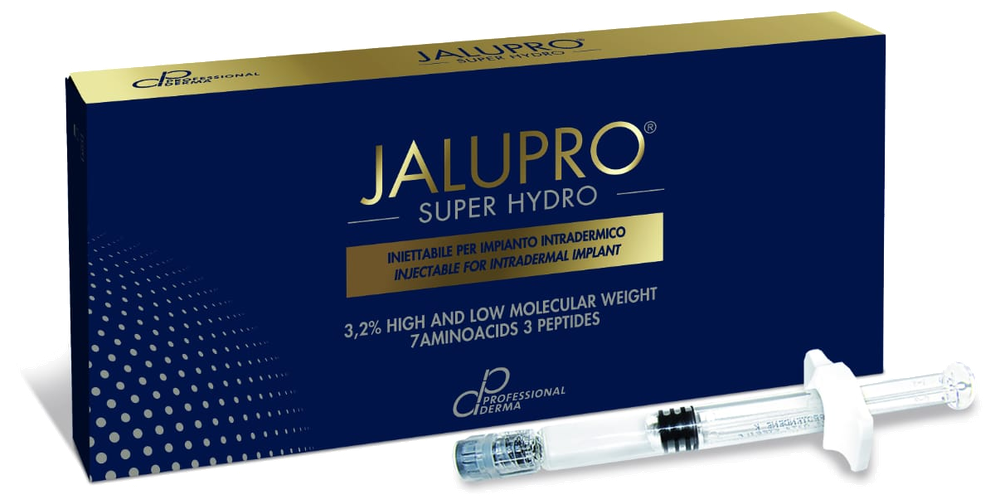 Jalupro Super Hydro carton with pre-filled syringe